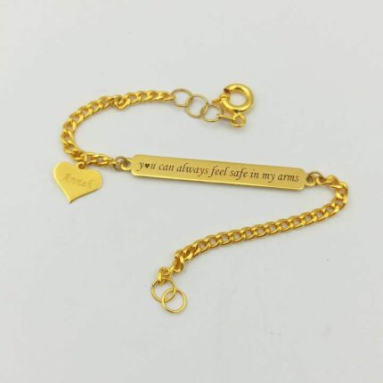 دستبند کارتیر و پلاک اسم کد 14